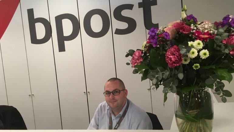 A reception desk
